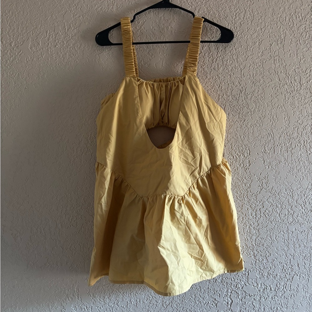 Yellow Athletic Dress